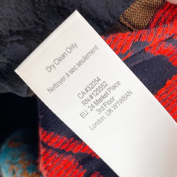 Anthropologie Dolan Left Coast Collection Jacquard Skirt Mixed Print Size Small - Picture 8 of 11